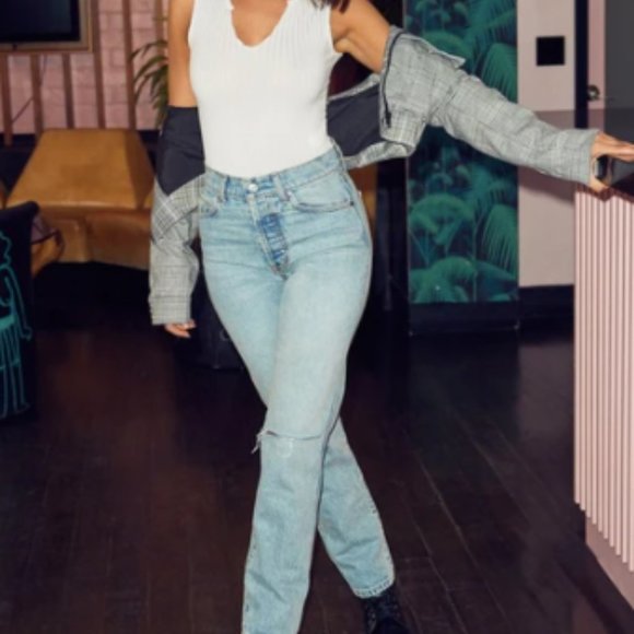 EX-BOYFRIEND REVICE STRAIGHT LEG JEANS NWT - Picture 3 of 12